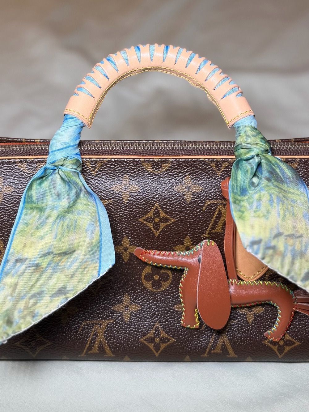 Louis Vuitton Brown Monogram Popincourt Vintage